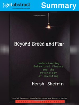 cover image of Beyond Greed and Fear (Summary)